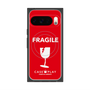 Premium Square Case with Pixelsnap［ FRAGILE - Red ］