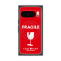 Premium Square Case with Pixelsnap［ FRAGILE - Red ］