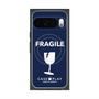 Premium Square Case with Pixelsnap［ FRAGILE - Navy ］