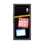 Premium Square Case with Pixelsnap［ FRAGILE Stickers - Black ］