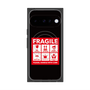Premium Square Case with Pixelsnap［ FRAGILE Sticker - Black ］