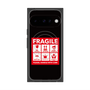 Premium Square Case with Pixelsnap［ FRAGILE Sticker - Black ］