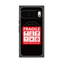 Premium Square Case with Pixelsnap［ FRAGILE Sticker - Black ］