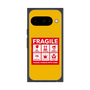 Premium Square Case with Pixelsnap［ FRAGILE Sticker - Yellow ］