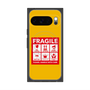 Premium Square Case with Pixelsnap［ FRAGILE Sticker - Yellow ］
