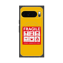 Premium Square Case with Pixelsnap［ FRAGILE Sticker - Yellow ］