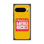 Premium Square Case with Pixelsnap［ FRAGILE Sticker - Yellow ］