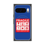 Premium Square Case with Pixelsnap［ FRAGILE Sticker - Blue ］