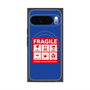Premium Square Case with Pixelsnap［ FRAGILE Sticker - Blue ］