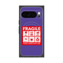 Premium Square Case with Pixelsnap［ FRAGILE Sticker - Purple ］