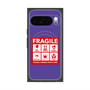 Premium Square Case with Pixelsnap［ FRAGILE Sticker - Purple ］