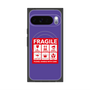 Premium Square Case with Pixelsnap［ FRAGILE Sticker - Purple ］