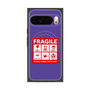 Premium Square Case with Pixelsnap［ FRAGILE Sticker - Purple ］