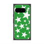 Premium Square Case with Pixelsnap［ Stars - Green ］