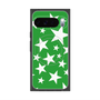Premium Square Case with Pixelsnap［ Stars - Green ］