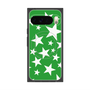 Premium Square Case with Pixelsnap［ Stars - Green ］