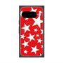 Premium Square Case with Pixelsnap［ Stars - Red ］