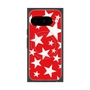 Premium Square Case with Pixelsnap［ Stars - Red ］
