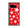 Premium Square Case with Pixelsnap［ Stars - Red ］