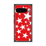 Premium Square Case with Pixelsnap［ Stars - Red ］