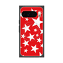 Premium Square Case with Pixelsnap［ Stars - Red ］
