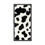 Premium Square Case with Pixelsnap［ Cow - White ］