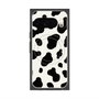 Premium Square Case with Pixelsnap［ Cow - White ］