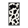 Premium Square Case with Pixelsnap［ Cow - White ］