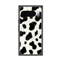 Premium Square Case with Pixelsnap［ Cow - White ］