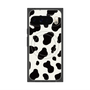 Premium Square Case with Pixelsnap［ Cow - White ］
