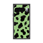 Premium Square Case with Pixelsnap［ Cow - Green ］