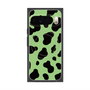 Premium Square Case with Pixelsnap［ Cow - Green ］