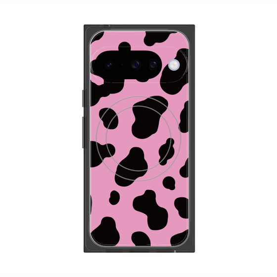 Premium Square Case with Pixelsnap［ Cow - Pink ］
