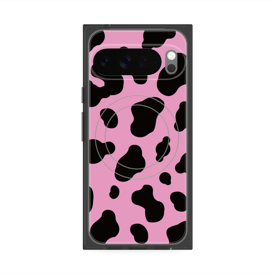 Premium Square Case with Pixelsnap［ Cow - Pink ］