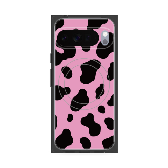 Premium Square Case with Pixelsnap［ Cow - Pink ］