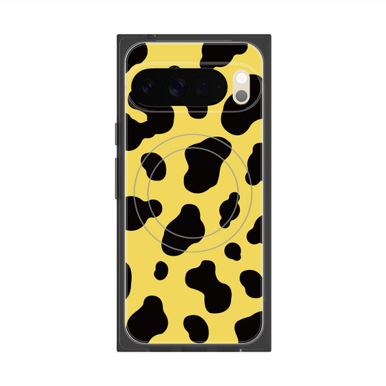 Premium Square Case with Pixelsnap［ Cow - Yellow ］
