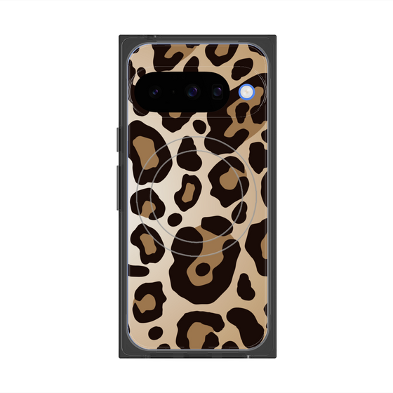 Premium Square Case with Pixelsnap［ Leopard - Yellow ］