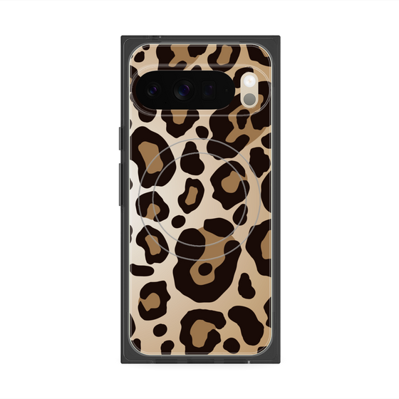 Premium Square Case with Pixelsnap［ Leopard - Yellow ］