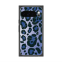 Premium Square Case with Pixelsnap［ Leopard - Blue ］
