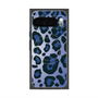 Premium Square Case with Pixelsnap［ Leopard - Blue ］