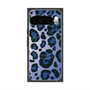 Premium Square Case with Pixelsnap［ Leopard - Blue ］