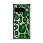 Premium Square Case with Pixelsnap［ Leopard - Green ］