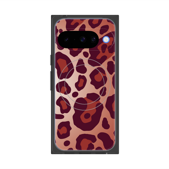 Premium Square Case with Pixelsnap［ Leopard - Red ］