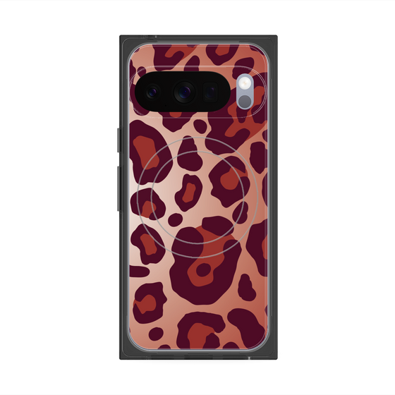 Premium Square Case with Pixelsnap［ Leopard - Red ］
