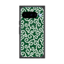 Premium Square Case with Pixelsnap［ Karakusa Pattern - Green ］