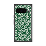 Premium Square Case with Pixelsnap［ Karakusa Pattern - Green ］