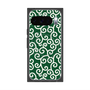 Premium Square Case with Pixelsnap［ Karakusa Pattern - Green ］