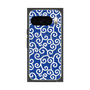 Premium Square Case with Pixelsnap［ Karakusa Pattern - Blue ］