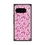 Premium Square Case with Pixelsnap［ Karakusa Pattern - Pink ］