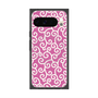 Premium Square Case with Pixelsnap［ Karakusa Pattern - Pink ］